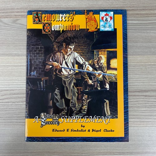 Armourers'Amico Un Crociato E Sorcery Integratore RPG Libro Fantasy Ruolo