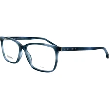 Hugo Boss 1300 U Mens Plastic Eyeglass Frame 0JBW Blue Havana 57-15 Italy