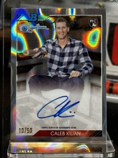 2023 Bowman's Best Caleb Kilian Randy Johnson Mini-Diamond Lava Refractor /50