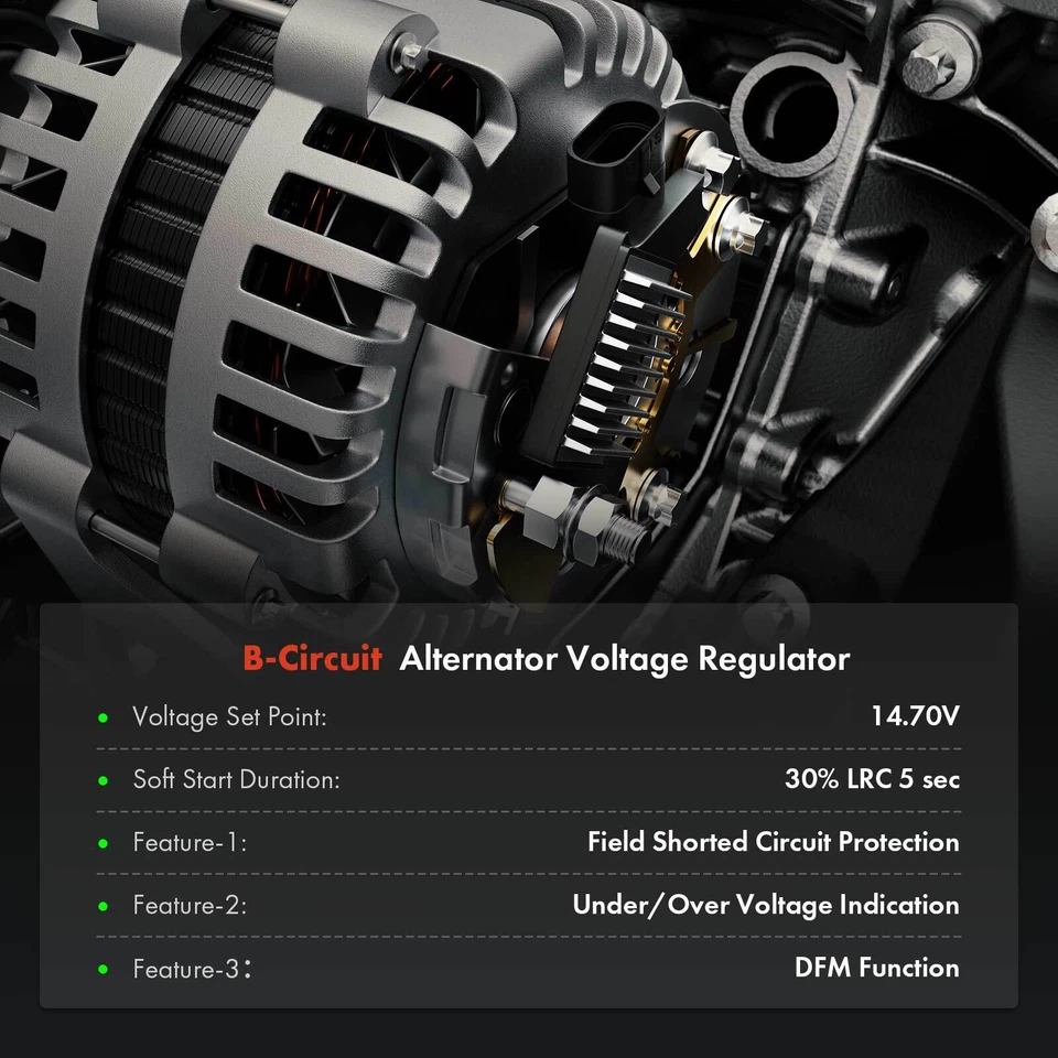 Regulador de alternador para Chevrolet Camaro Buick Century Jimmy Oldsmobile Foto 2 de 4