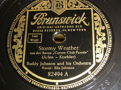 9/1R Buddy Johnson/Ella Johnson - Stormy Weather - I'm in your Power