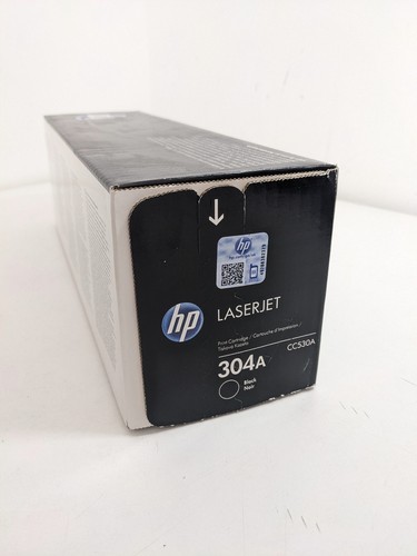 Genuine HP CC530A (304A) Black Toner Cartridge - Photo 3/3
