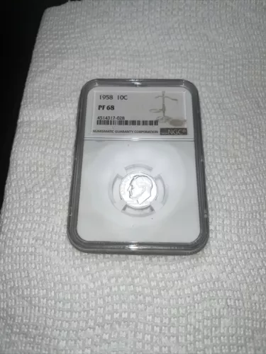 1958 Roosevelt Dime PF68 NGC Certified
