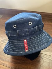 Gap Vintage Kid Small 5/6 Dark Denim Bucket Fishing Hat 2008