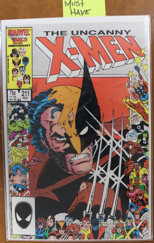 Uncanny X-Men #211-Marvel-1986 Must Have!
