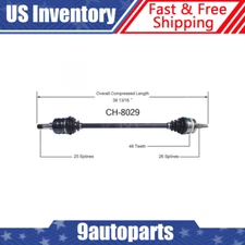 Fits 2001-04 2005 2006 Stratus Sebring L4 No-Coupe Front Right CV Axle CV Joint