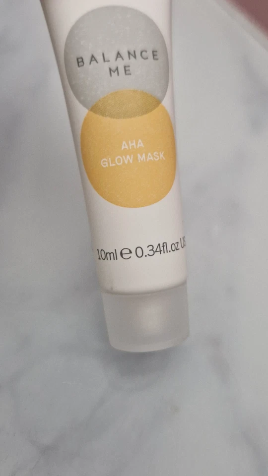 Balance Me Glow & Repair AHA Mask 10ml Travel Size Skincare Holidays Facial Peel - Image 3 of 4