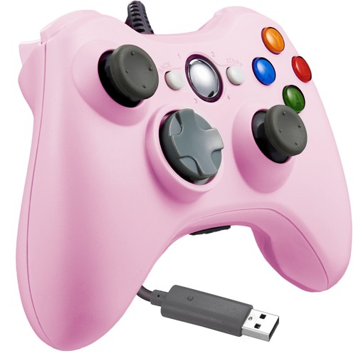Wired USB Controllers For Microsoft Xbox 360/ Xbox 360 Slim/ Windows 7 8 10 PC - Picture 58 of 64