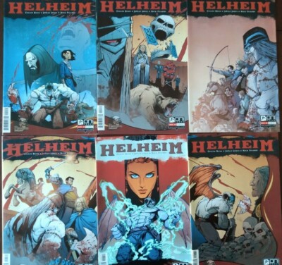 Helheim #2 #4 #4 Phantom Variant #5 #6 #6 Phantom 2013 Oni Press Comics