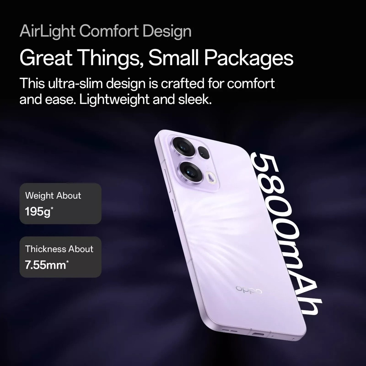 OPPO Reno 13 Pro 5G Factory Unlocked Dual SIM 256GB Global