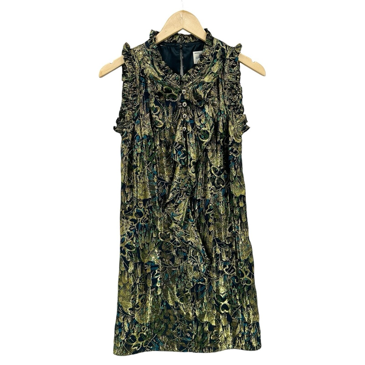 MILLY Dress Womens 0 Silk Gold Metallic Sparkle Mini Dress T198 | eBay MILLY Dress Womens 0 Silk Gold Metallic Sparkle Mini Dress T198 | eBay