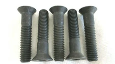 1/2-13 X 2-1/2" FLAT HEAD HEX SOCKET CAP SCREWS ALLOY BLACK STEEL - 5 PCS