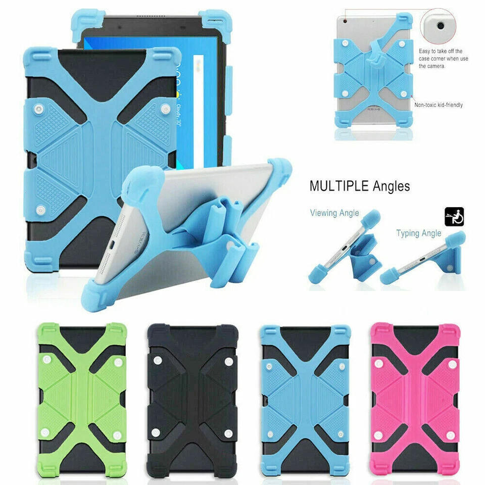 Universal Tablet Protective Silicone Case Cover For Lenovo Tab M7 M8 M10 E8 E10 - Image 3 of 4