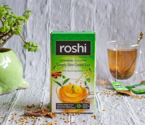 Roshi SimplySlim Green Tea for Weightloss | 25 Teabags Free Shipping World Wide - Picture 2 of 9