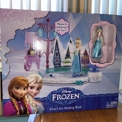 Disney Frozen Princess Elsa Elsa s Skating Rink￼ With Mini Figurine NEW NRFB