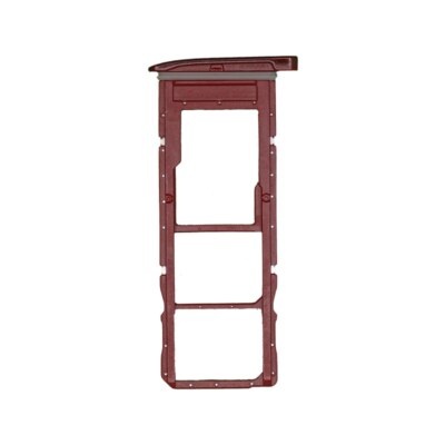 SIM microSD Card Tray Dual for Motorola Moto G7 Plus Viva Red Replacement Part 