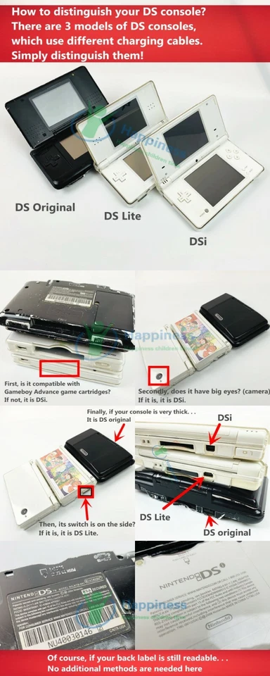 1.2M USB Charger Cable for Nintendo DS Lite (DSL / NDSL) – Power Cord - Image 2 of 3