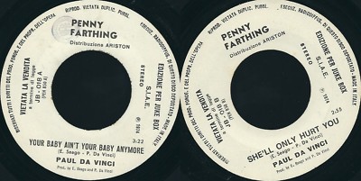 PAUL DA VINCI - YOUR BABY AIN'T YOUR BABY ANYMORE // SHE'LL ONLY HURT YOU 