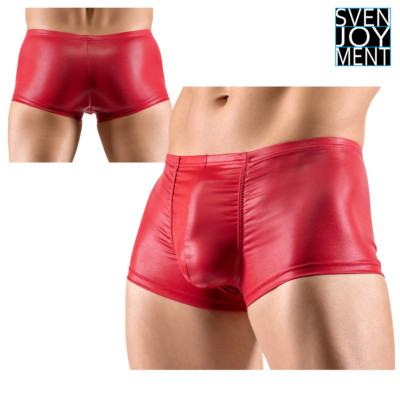 Svenjoyment Mens Red Fit Slim Push Up Boxer Briefs