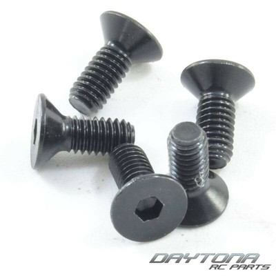 20 Tornillos Brugola Cabeza Avellanada M3x8 - Hexagonal, Para Modelismo O Proyectos