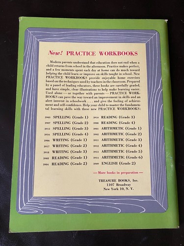 Vintage 1962 UNUSED The Practice Workbook of Spelling Grade 3 Workbook - Picture 7 of 7