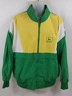 John Deere Vintage Jacket Full Zip Yellow Green Avon Corporate Choice Mens XL