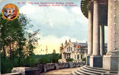 Postcard Agricutural Building Alaska Yukon Pacific Exhibition Seattle WA    U099