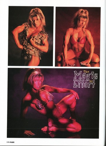 Flex Magazine 11/1997 Marianna Komlos Natalia Murnikoviene Melissa Coates - Picture 5 of 16