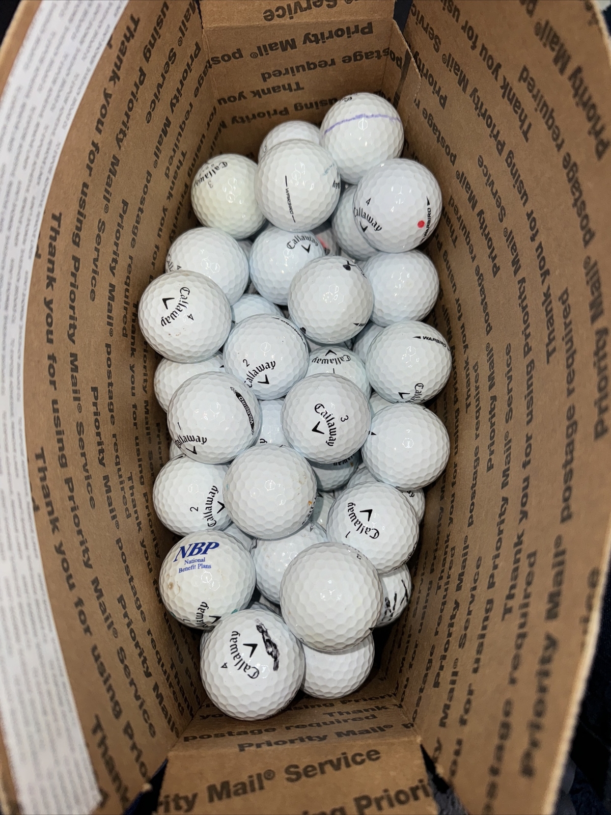 Callaway Warbird Golf Balls 140 Count 5A/4A/3A V26!