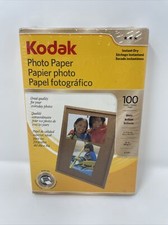 KODAK Photo Paper 100 Sheets Gloss 4 x 6 Inches Instant Dry New Sealed