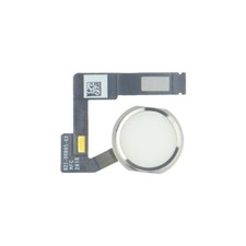 For Apple iPad Pro 12.9" 2nd Gen Replacement Home Button Flex (White/Silver)