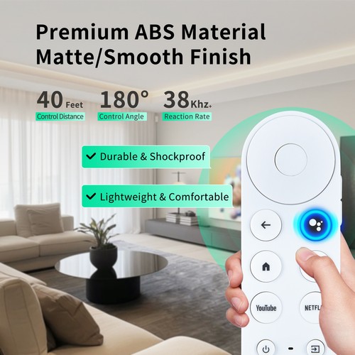 G9N9N Remote Control For Chromecast Google TV &Google TV Streamer with Voice - Picture 5 of 8