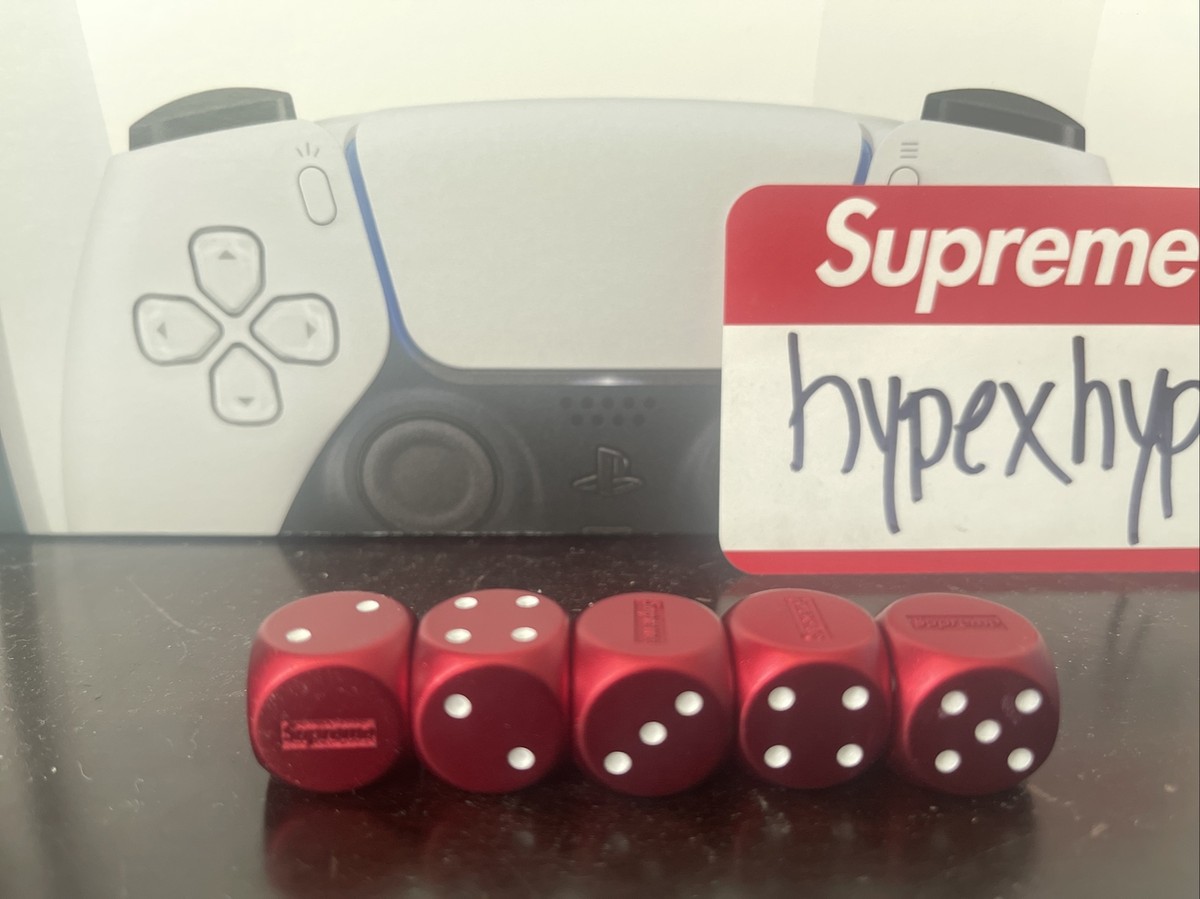 Supreme Aluminum Dice Set Red NEW GUARANTEED AUTHENTIC IN Supreme Aluminum Dice Set Red NEW GUARANTEED AUTHENTIC IN