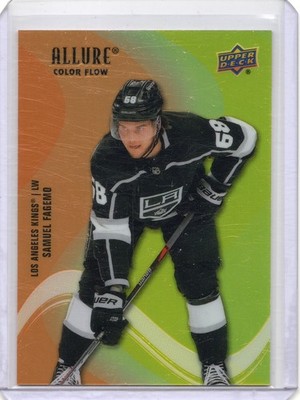 2022-23 Upper Deck Allure - Color Flow Samuel Fagemo #SF-81 Orange Yellow (RC)