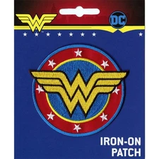 Dc Comics Wonder Woman Shield Logo Iron on Patch