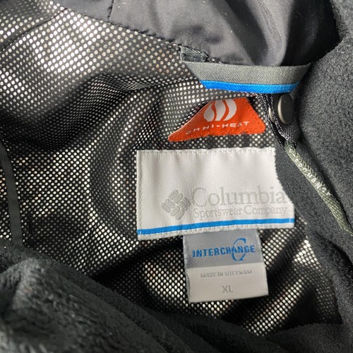 Columbia Jacket Mens XL Gray Omni-Tech 3-in-1 Omni-Heat Interchange Hooded Parka - Picture 11 of 15