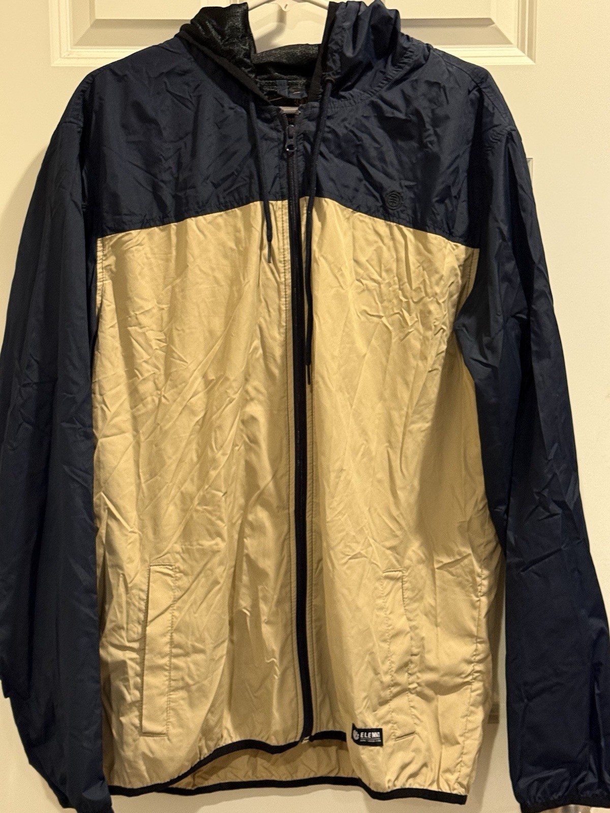 Element WOLFEBORO Collection Full Zip Beige & Blu… - image 1