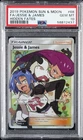 2019 POKEMON SUN & MOON HIDDEN FATES #68 FULL ART/JESSIE & JAMES PSA 10