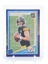 WILL HOWARD 2025 DONRUSS OPTIC RATED ROOKIE PURPLE SCOPE PRIZM STEELERS Q7023