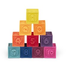   Baby Blocks   Stacking  Building Toys for Babies   10 Soft  Educational B...