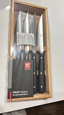 Zwilling J.A. Henckels 4 Piece Porterhouse Steak Knife Set- BRAND NEW SEALED