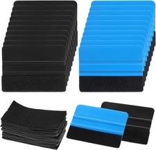 20 Pack Vinyl Squeegee with 20PCS Squeegee 4 Inch Felt Fabric Squeegee Decal
