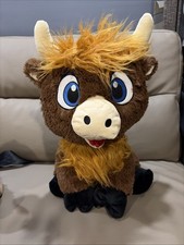 A Stuffed Animal Highland Cow