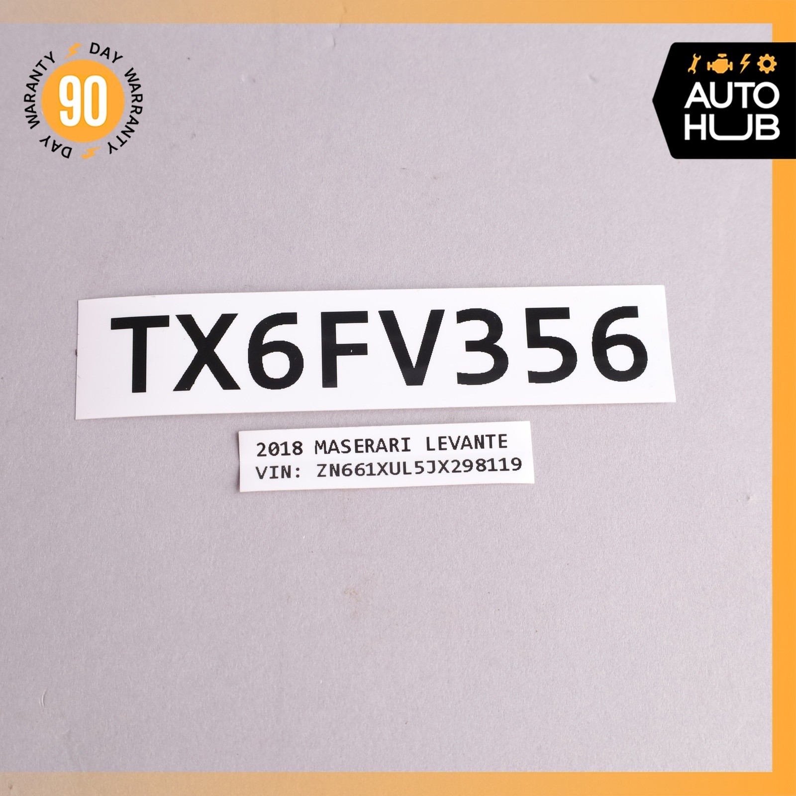 17-20 Maserati Levante M161 Front Right Side Top Upper Seat Cushion OEM 89k