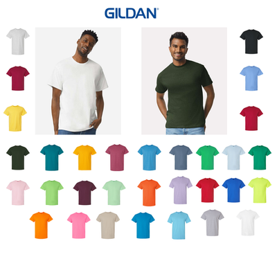 #ad Gildan 2000 Unisex Ultra Cotton T Shirt Short Sleeve Sizes S 3XL Over 30 Colors $14.99