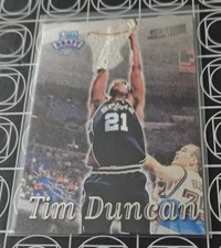TIM DUNCAN SAN ANTONIO SPURS 1997-98 TOPPS STADIUM CLUB ROOKIE RC CARD 201. rookie card picture