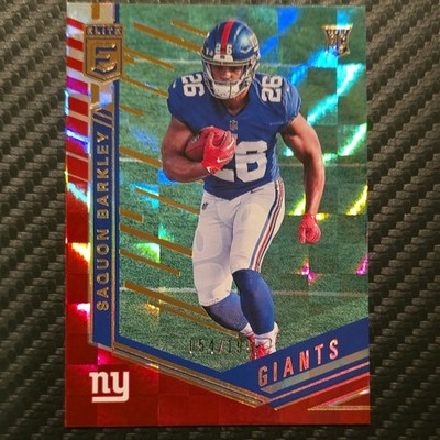 Panini 2018 Donruss Elite Rookies Saquon Barkley #156 Red /199 RC Giants