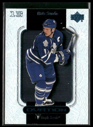 Mats Sundin #56 card from 1999 Upper Deck Ovation