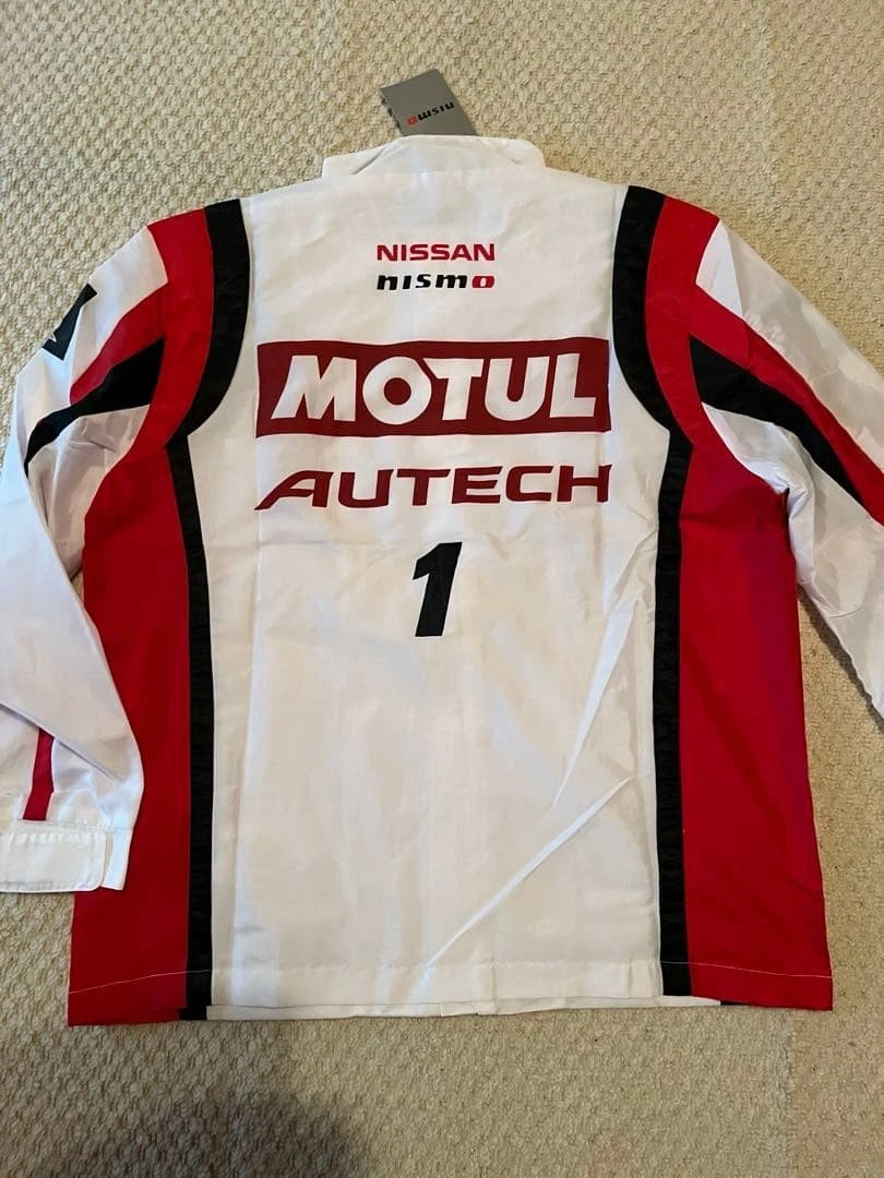 Nissan Nismo Motul Autech Pit Staff Replica Jacket L White Red Black image 3