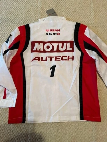 Nissan Nismo Motul Autech Pit Staff Replica Jacket L White Red Black image 3